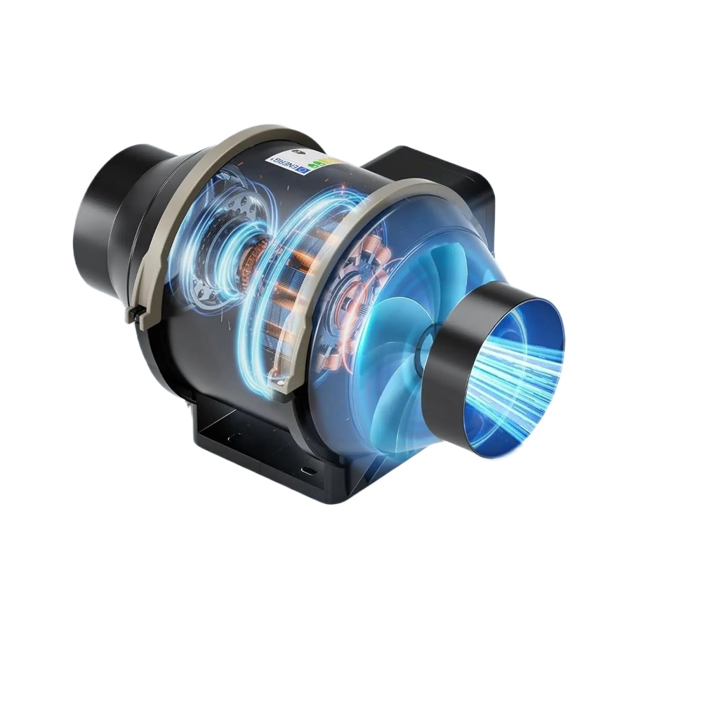 Carbon Filter Inline - Kit Ventilatore EC Inline da 4