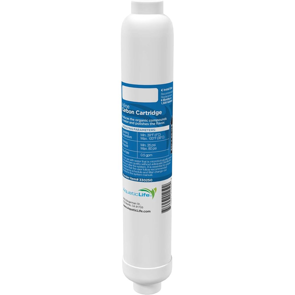Carbon Filter Inline - Cartuccia di Ricambio per Filtro a