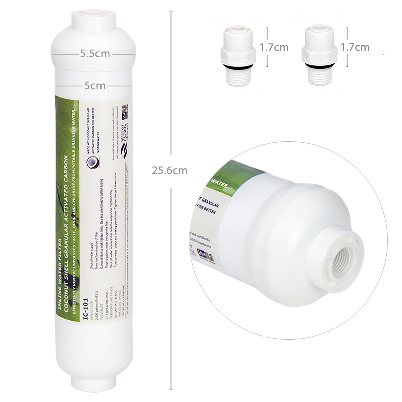 Filtro postfiltro Coronwater i - Carbon Filter Inline recensione e prezzo