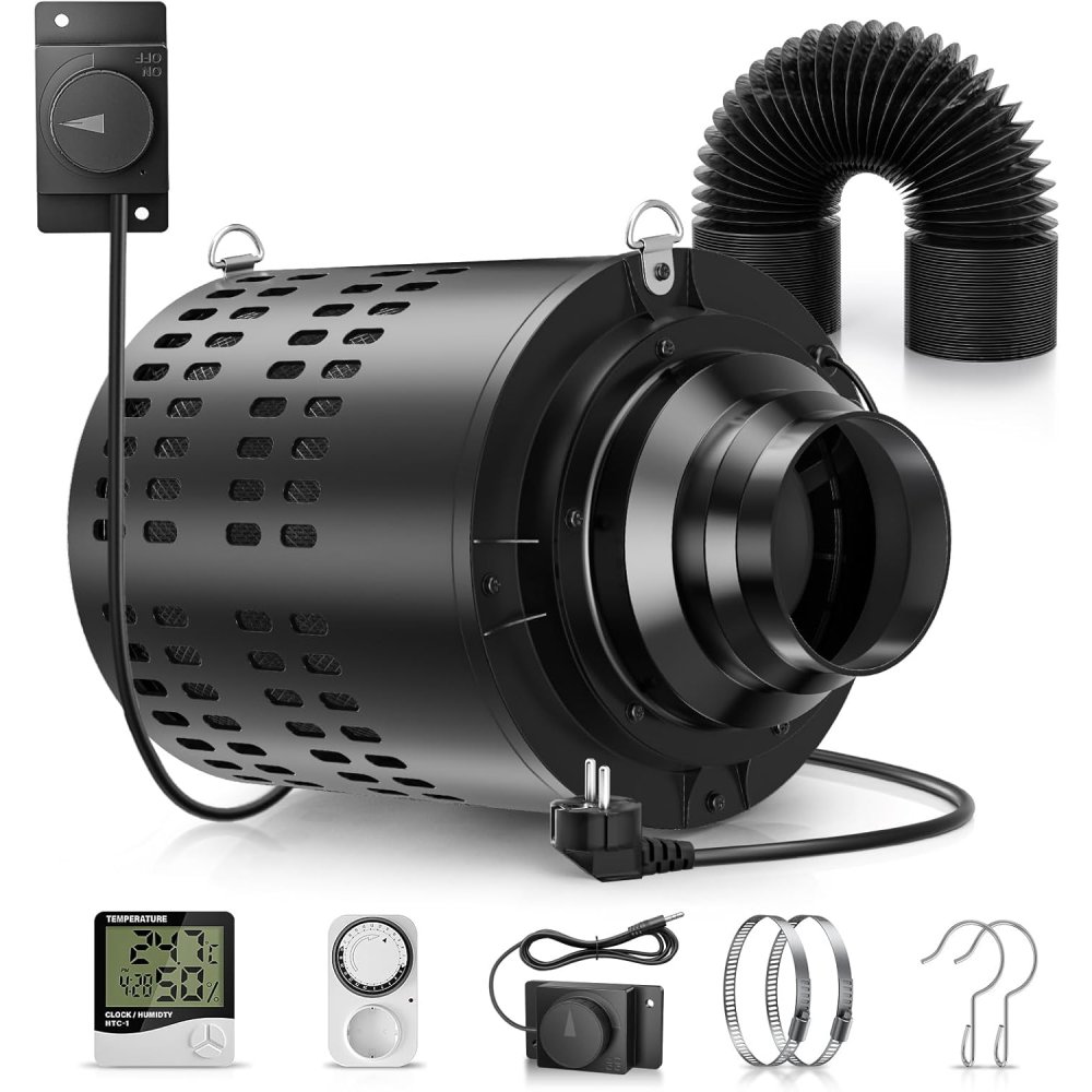 110mm/4.3 Pollici Ventola Di S - Carbon Filter Inline recensione e prezzo